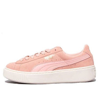 (WMNS) PUMA Suede Platform Core 'Coral Cloud Whisper White' 363559-05