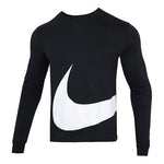 Men's Nike Sportswear Contrasting Colors Large Logo Round Neck Sports Long Sleeves Black DD3396-010