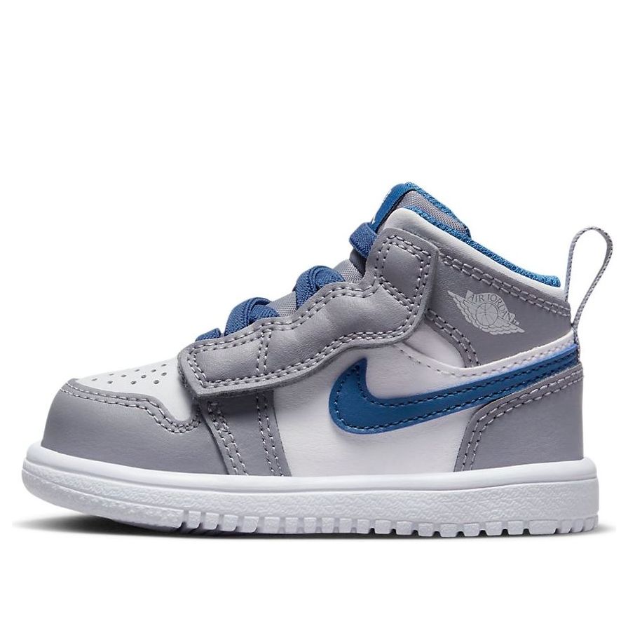(TD) Air Jordan 1 Mid Alt 'Gray White Blue' AR6352-014