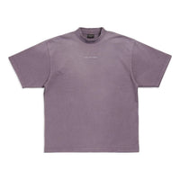 Balenciaga Back T-shirt Medium Fit 'Purple Grey' 764235TPVK15500