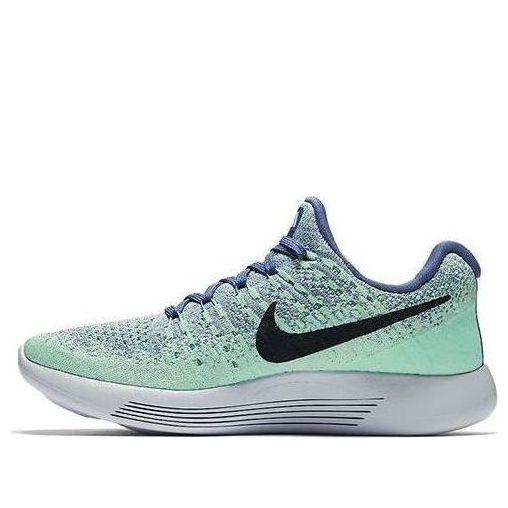 (WMNS) Nike Lunarepic Low Flyknit 2 'Blue Moon Dark Obsidian Vapor Green' 863780-403