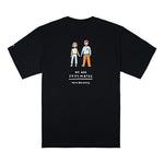 New Balance Men's New Balance x ZERO PER ZERO Crossover Limited Cartoon Character Short Sleeve Black NEA3V973-BK
