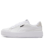 (WMNS) PUMA Lily Platform Leather 'White' 384617-01