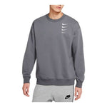 Nike French Terry Swoosh Gradient Round Neck Pullover Iron gray DB9408-022