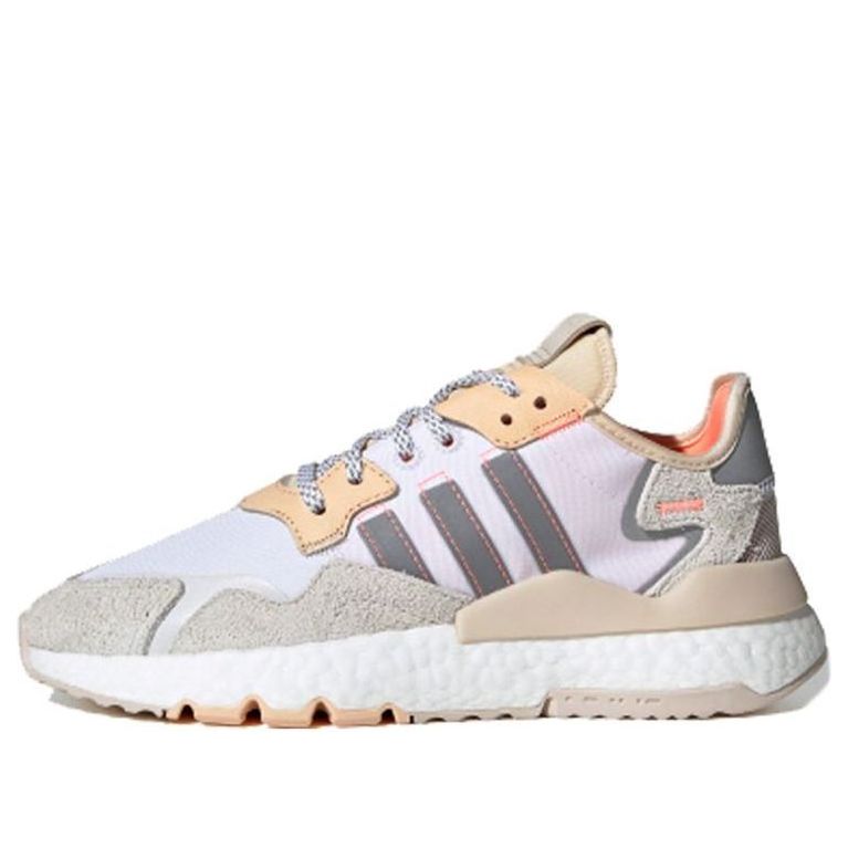 (WMNS) adidas Nite Jogger 'White Glow Orange' EF5426