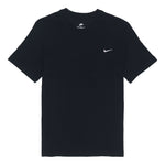 Nike Sportswear Solid Color Embroidered Logo Micro Mark Round Neck Casual Short Sleeve Black BV0508-010