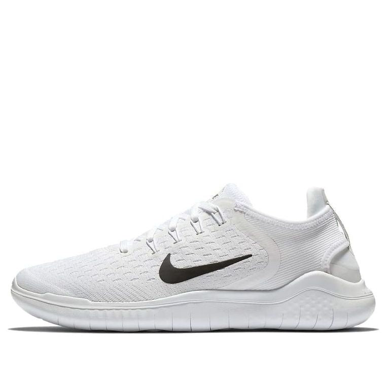 (WMNS) Nike Free RN 2018 'White Black' 942837-100