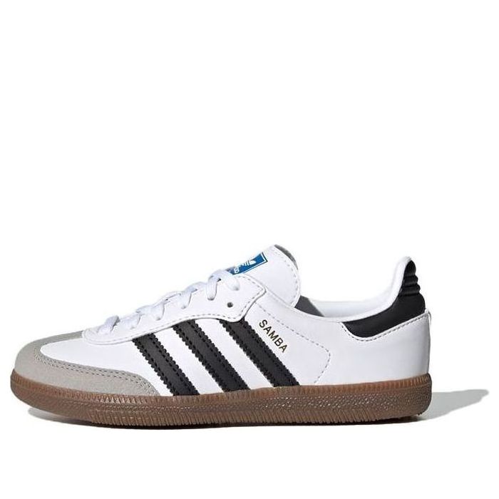 (GS) adidas Samba OG J 'White Black Gum' GZ8346
