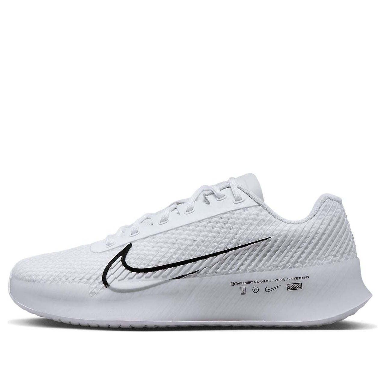 (WMNS) Nike Court Air Zoom Vapor 11 'White Black' DR6965-100