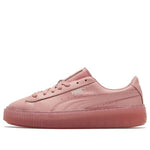 (WMNS) PUMA Basket Platform Core Pink Low Board Shoes 364040-09
