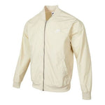 Men's Nike Solid Color Embroidered Logo Zipper Jacket Autumn Yellow DQ4590-206