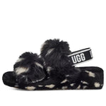 (WMNS) UGG OH Yeah Spots Sandals Black 1118165-BLK
