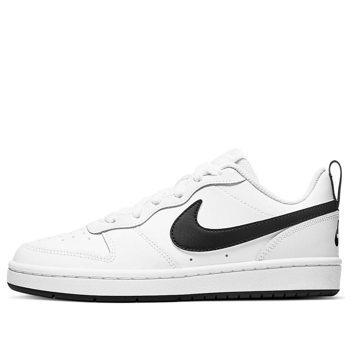 (GS) Nike Court Borough Low 2 'White Black' BQ5448-104