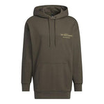 adidas Solid Color Pocket Alphabet Loose Casual Hooded Long Sleeves Hoodie Men's Brown IB2736