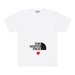 COMME des GARCONS PLAY x The North Face 'play together' Short-sleeved White AE-T202-051-1
