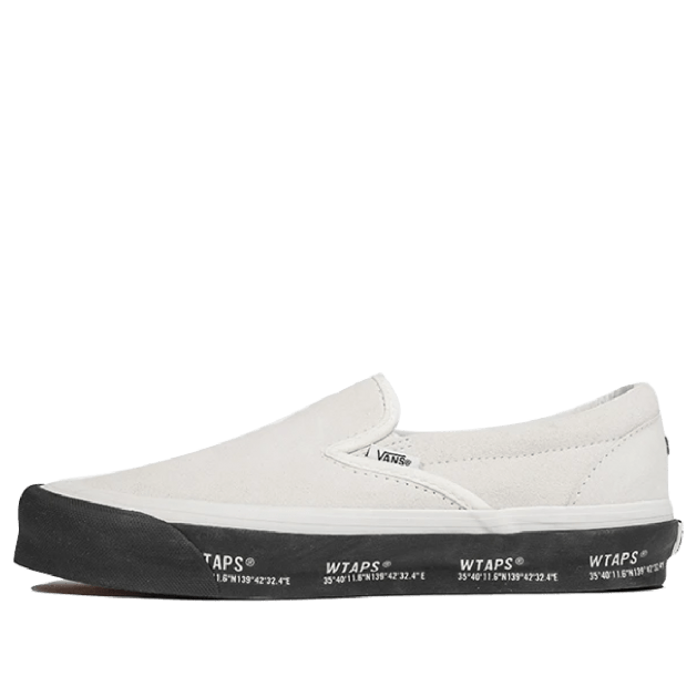 Vans WTAPS x Classic Slip-On LX 'White Black' VN0A45JK20F1