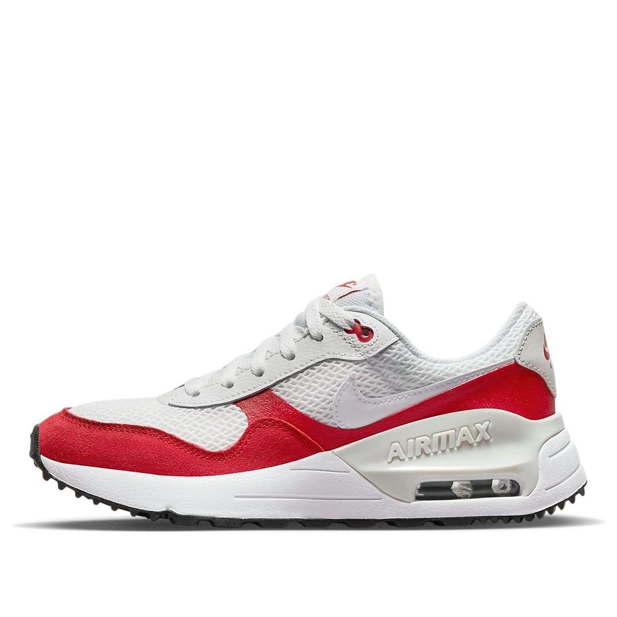 (GS) Nike Air Max SYSTM 'White University Red' DQ0284-108