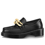 (WMNS) LOUIS VUITTON Academy Platform Loafers 'Black' 1A8VRI