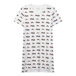(WMNS) FILA Sports Full Print Knit T-Shirt F11W028323F-WT