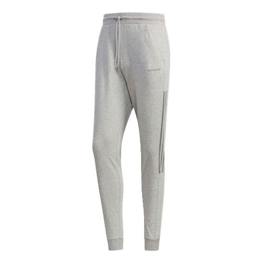 adidas neo Stripe Casual Bundle Feet Sports Long Pants Gray FK9931