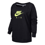 (WMNS) Nike Air Casual Loose Round Neck Pullover 'Black' CU5427-011
