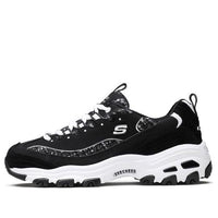 (WMNS) Skechers D'Lites Black 9999196-BLK