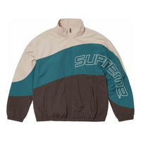 Supreme Curve Track Jacket 'Tan Black Blue' SUP-SS24-0147
