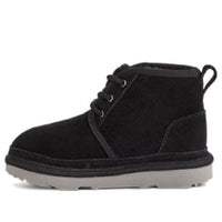 (GS) UGG Neumel Graphic Boot 'Black Grey Suede' 1130787K-BGSD