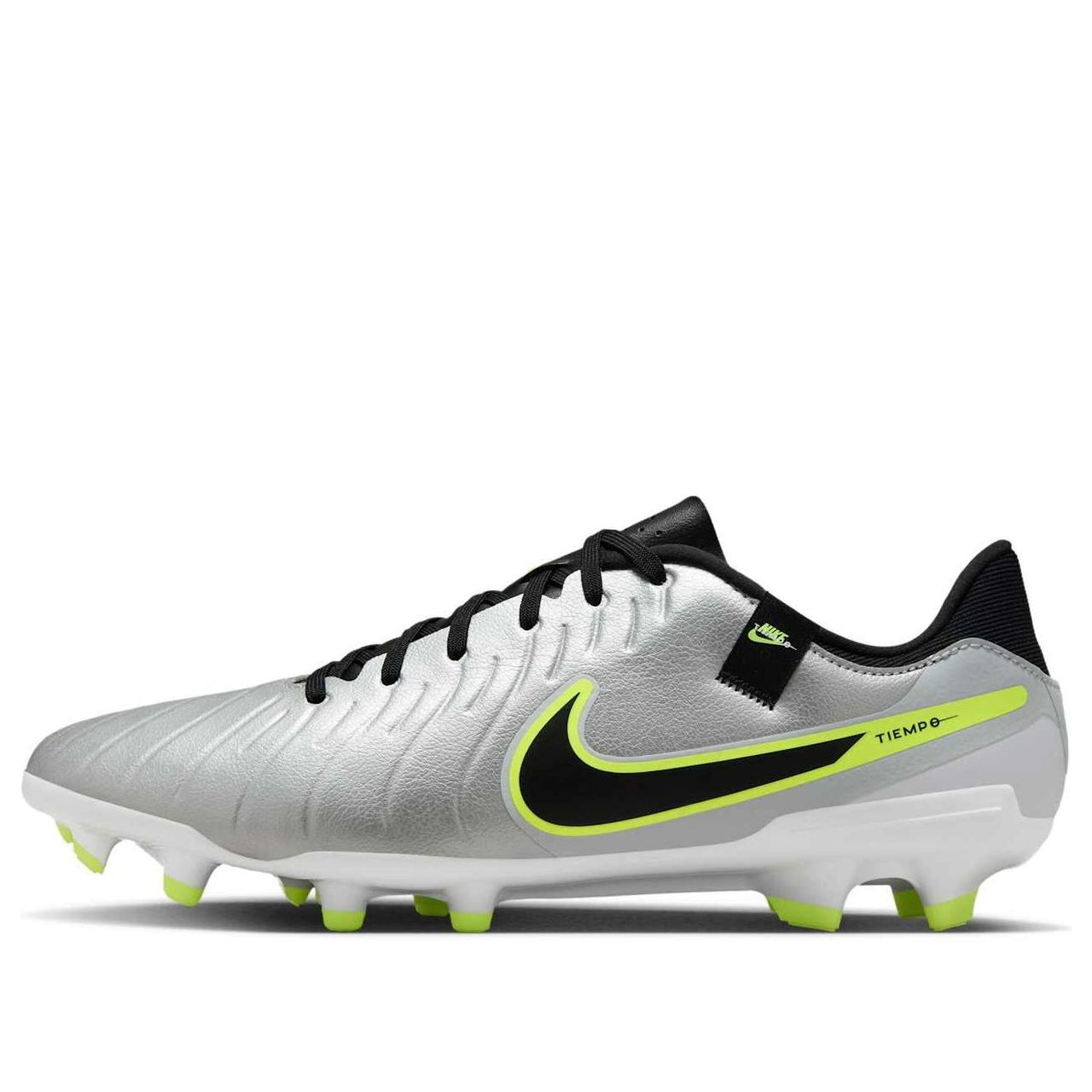 Nike Tiempo Legend 10 Academy MG 'Metallic Silver Volt' DV4337-001