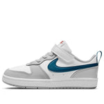 (PS) Nike Court Borough Low 2 Low-Top Sneakers White/Grey/Blue BQ5451-117