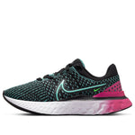 (WMNS) Nike React Infinity Run Flyknit 3 'Black Pink Prime Dynamic Turquoise' DD3024-003