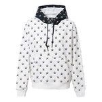 (WMNS) Converse Printing Hoodie Black/White 10020882-102