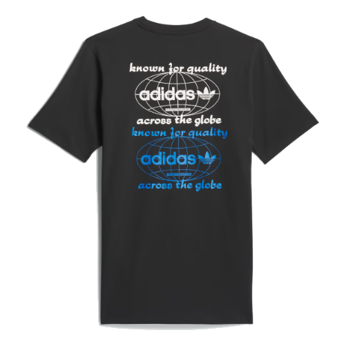 adidas originals Quality Graphic Short Sleeve T-shirt 'Black' IJ0981