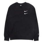 Nike Embroidered Fleece Lined Stay Warm Round Neck Pullover Black DD5079-010
