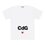 COMME des GARCONS PLAY x CDG Crossover Logo T-Shirt 'White' AE-T102-051-1