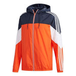 adidas neo M CS RIS WB Colorblock Athleisure Casual Sports Jacket Orange FH6631