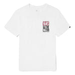 Vans Alphabet Printing Short Sleeve Couple Style White VN0A4MM5WHT