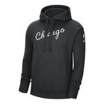 Men's Nike NBA Solid Color Alphabet Fleece Pullover Chicago Bulls Black DB2309-010