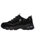 (WMNS) Skechers D lites Sports Shoes Black 11930-BBK