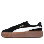 (WMNS) PUMA Platform Skate Shoes 'Black White Brown' 395225-04