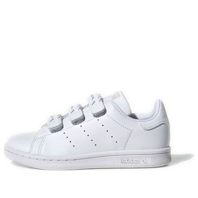 (PS) adidas originals Stan Smith All White Hook & Loop 'White' EG9355