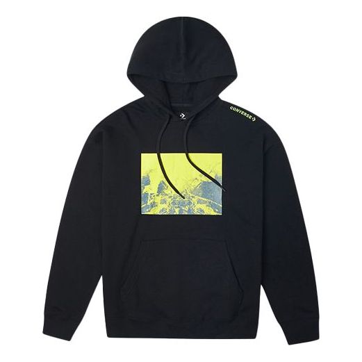 Men's Converse Printing Sports Fleece Lined Black 10020816-A01