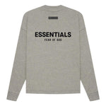 Fear of God Essentials SS22 Long Sleeve T-Shirt 'Dark Oatmeal' FOG-SS22-609