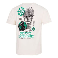 Nike Bonsai Alphabet Casual Printing Short Sleeve White DM1314-901