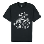 (WMNS) Men's Converse x Keith Haring Crossover Cartoon Pattern Round Neck Short Sleeve Black 10022254-A01
