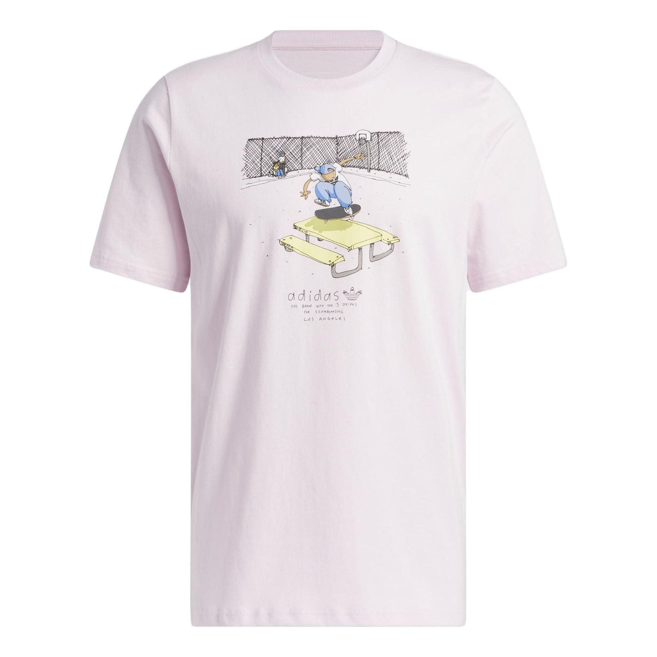 adidas originals Henry Jones Los Angeles T-shirt 'Almost Pink' HA4527