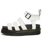 (WMNS) Dr. Martens Blaire Leather Strap Sandals White 25768100