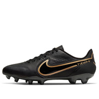 Nike Tiempo Legend 9 Academy MG 'Black Metallic Gold' DA1174-007