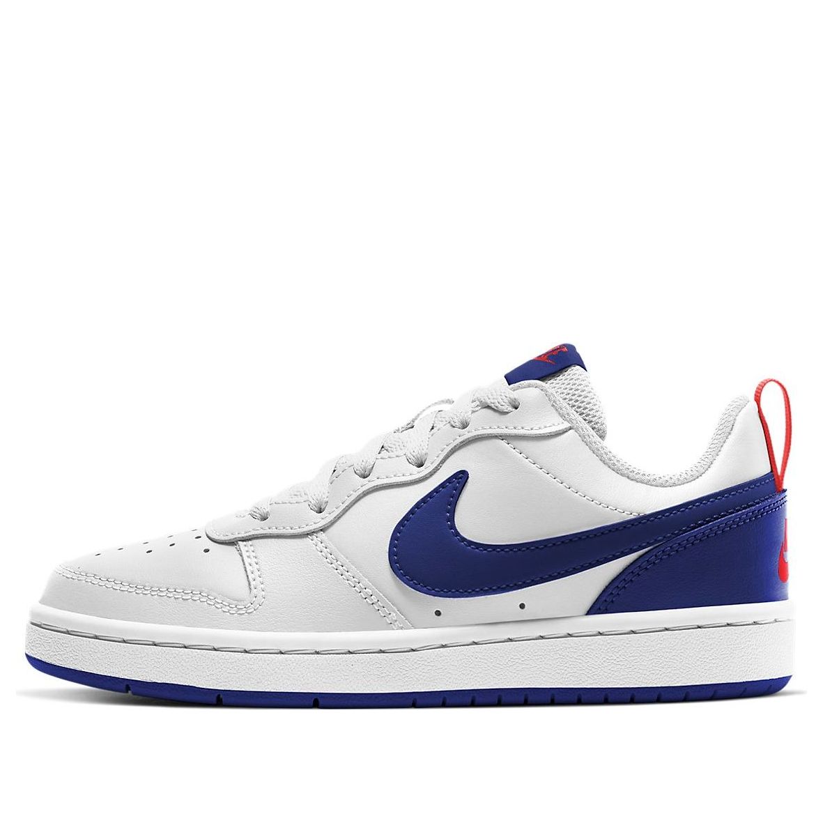 (GS) Nike Court Borough Low 2 'White Deep Royal' BQ5448-113