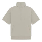 Fear of God Essentials Drop2 SS23 3/4 Sleeve Half Zip Pullover 'Seal' 192BT224313F